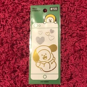 KPOP BTS BT21 PHONE STICKER CHIMMY
